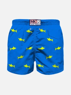 Alternative view of MC2 Saint Barth Boy Swim Shorts With Embroidery