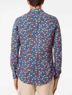 Alternative view of MC2 Saint Barth Man Muslin Cotton Sikelia Shirt With Crab Print
