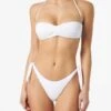 MC2 Saint Barth Woman White Bandeau Bikini 1 MC2 Saint Barth Woman White Bandeau Bikini -MC2 Saint Barth Store solid color white bikini 1