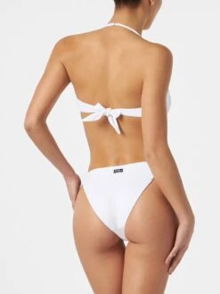 Alternative view of MC2 Saint Barth Woman White Bandeau Bikini