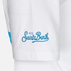 Alternative view of MC2 Saint Barth Boy Cotton T-shirt With St. Barth Padel Club Print