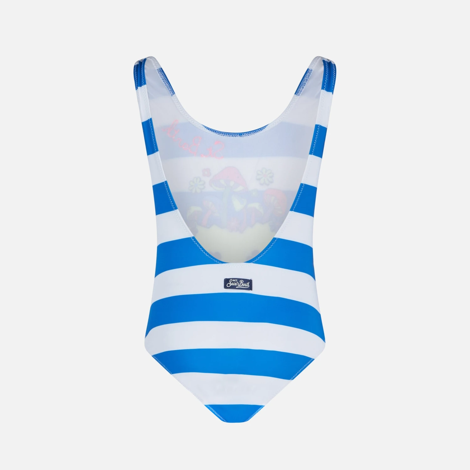 MC2 Saint Barth Girl One Piece Swimsuit With '70 Smile Print 4 MC2 Saint Barth Girl One Piece Swimsuit With '70 Smile Print - Image 2