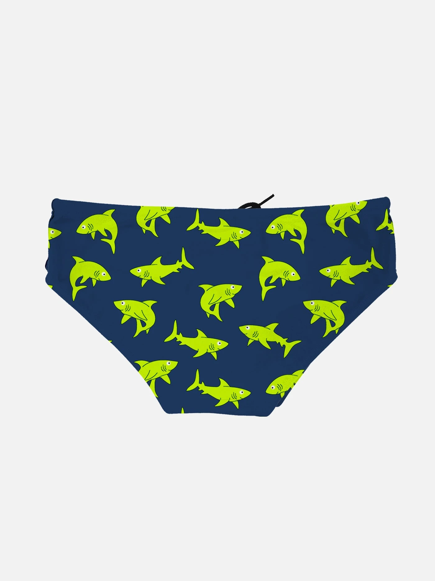 MC2 Saint Barth Boy Swim Briefs With Sharks All Over Print 4 MC2 Saint Barth Boy Swim Briefs With Sharks All Over Print - Image 2