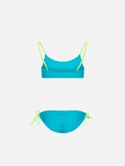 Alternative view of MC2 Saint Barth Girl Terry Bralette Bikini With Embossed Flowers