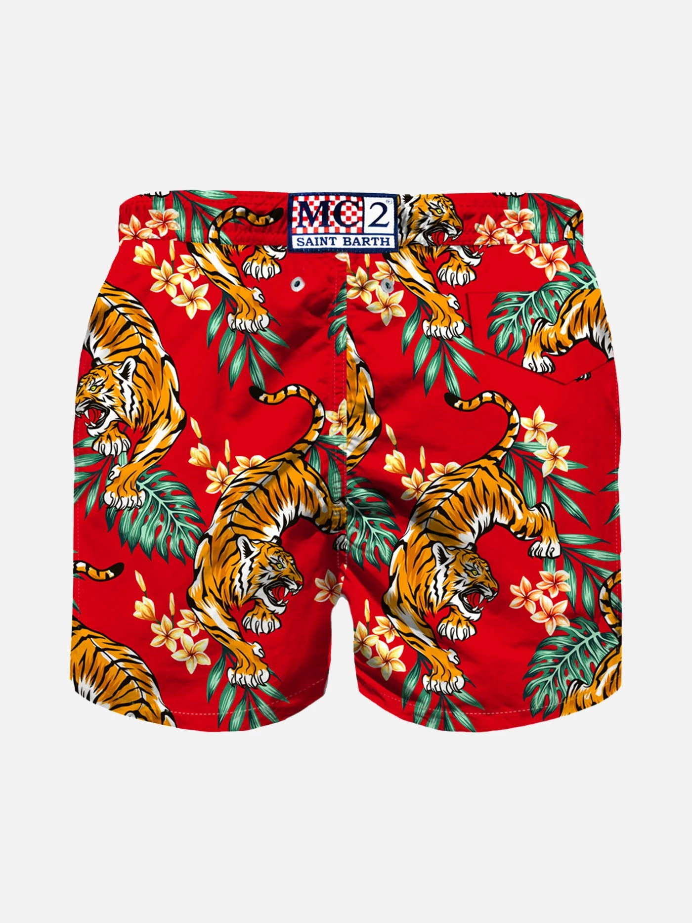 MC2 Saint Barth Boy Swim Shorts With Tiger Print 4 MC2 Saint Barth Boy Swim Shorts With Tiger Print - Image 2