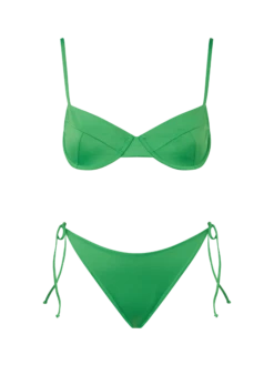 MC2 Saint Barth Woman Green Bralette Bikini