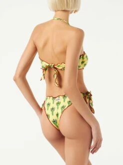 MC2 Saint Barth Woman Bandeau Bikini With Cactus Print 7 MC2 Saint Barth Woman Bandeau Bikini With Cactus Print -MC2 Saint Barth Store woman bikini cactus print 2