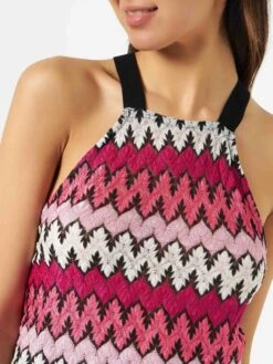 Alternative view of MC2 Saint Barth Woman Chevron Top