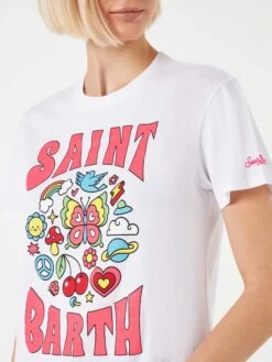 Alternative view of MC2 Saint Barth Woman Cotton T-shirt With Saint Barth Print